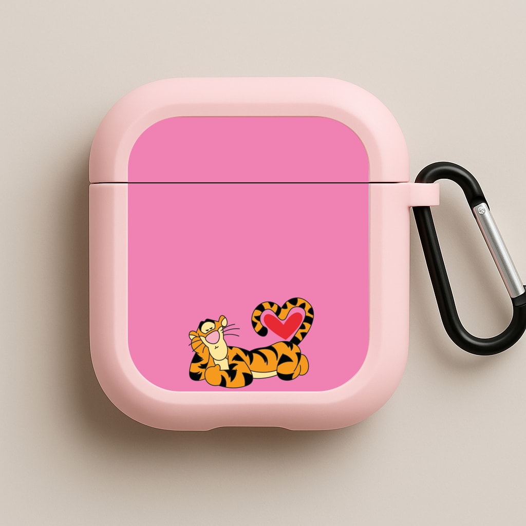 Tiger Valentine's Pink AirPods Case