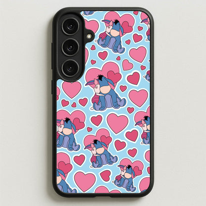 Donkey and Pig Pattern Valentine's Phone Case for Galaxy S25FE