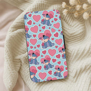 Donkey and Pig Pattern Valentine's Flip / Wallet Phone Case 5