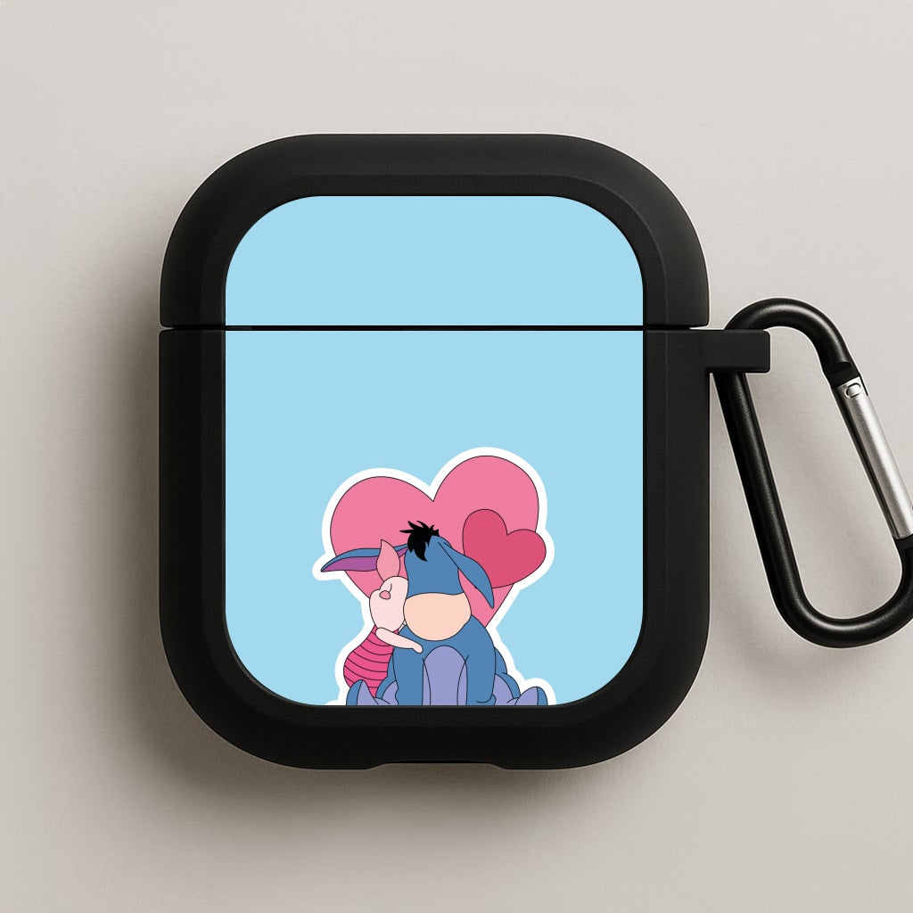 Donkey and Pig Valentine's AirPods Case