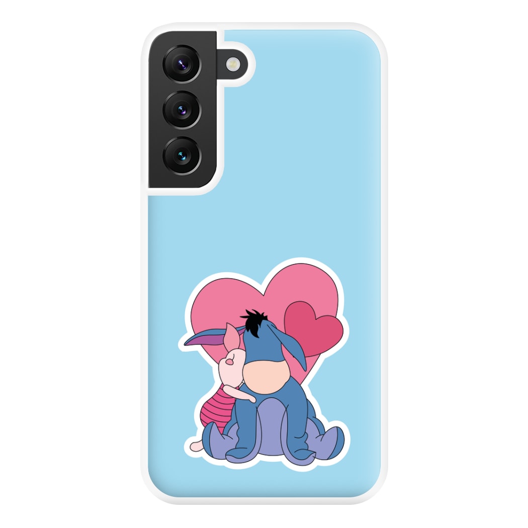 Donkey and Pig Valentine's Phone Case for Galaxy S22 Plus