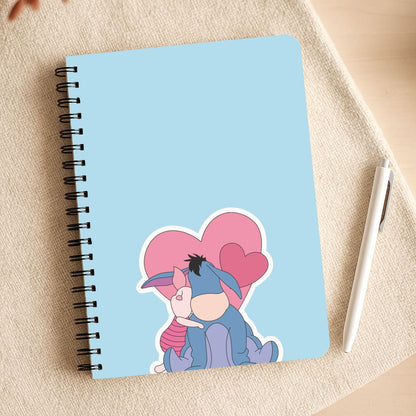 Donkey and Pig Valentine's Notepad