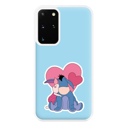 Donkey and Pig Valentine's Phone Case for Galaxy S20 Plus