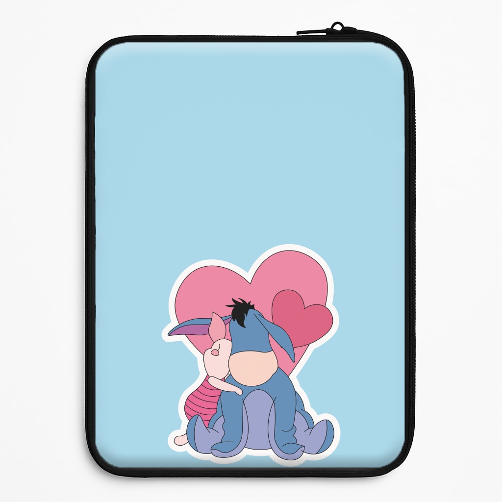 Donkey and Pig Valentine's Universal Laptop Sleeve