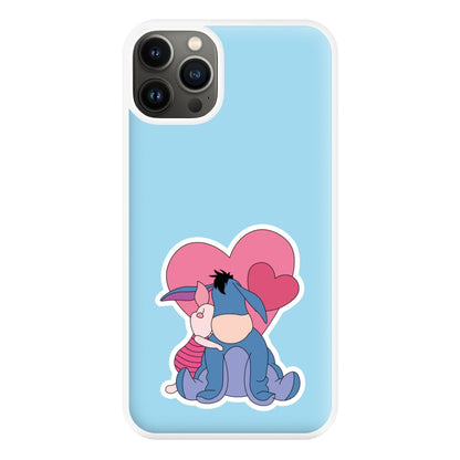 Donkey and Pig Valentine's Phone Case for iPhone 13