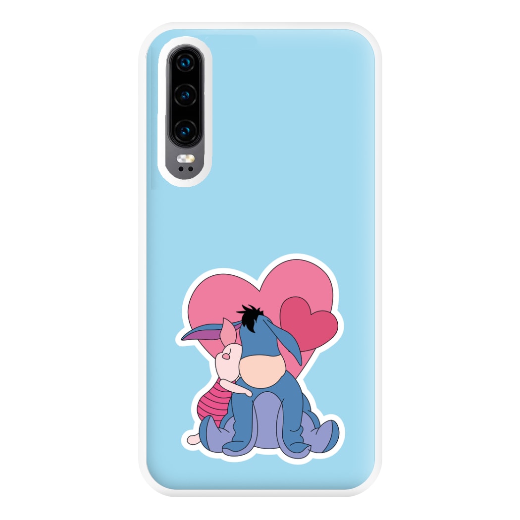 Donkey and Pig Valentine's Phone Case for Huawei P30