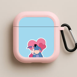 Donkey and Pig Valentine's Pink AirPods Case