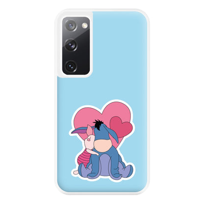 Donkey and Pig Valentine's Phone Case for Galaxy S20FE