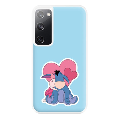 Donkey and Pig Valentine's Phone Case for Galaxy S20