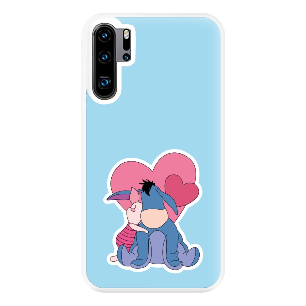 Donkey and Pig Valentine's Phone Case for Huawei P30 Pro