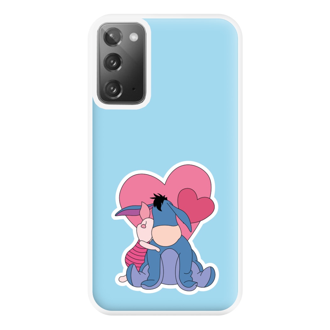 Donkey and Pig Valentine's Phone Case for Galaxy Note 20 Ultra