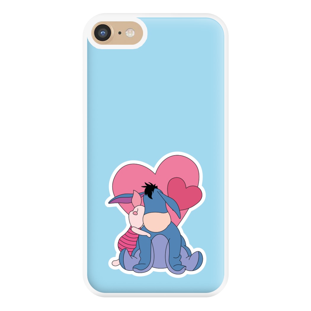 Donkey and Pig Valentine's Phone Case for iPhone 6 / 7 / 8 / SE