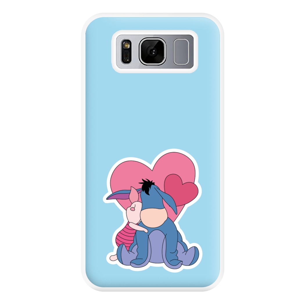 Donkey and Pig Valentine's Phone Case for Galaxy S8 Plus