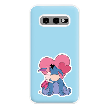 Donkey and Pig Valentine's Phone Case for Galaxy S10e