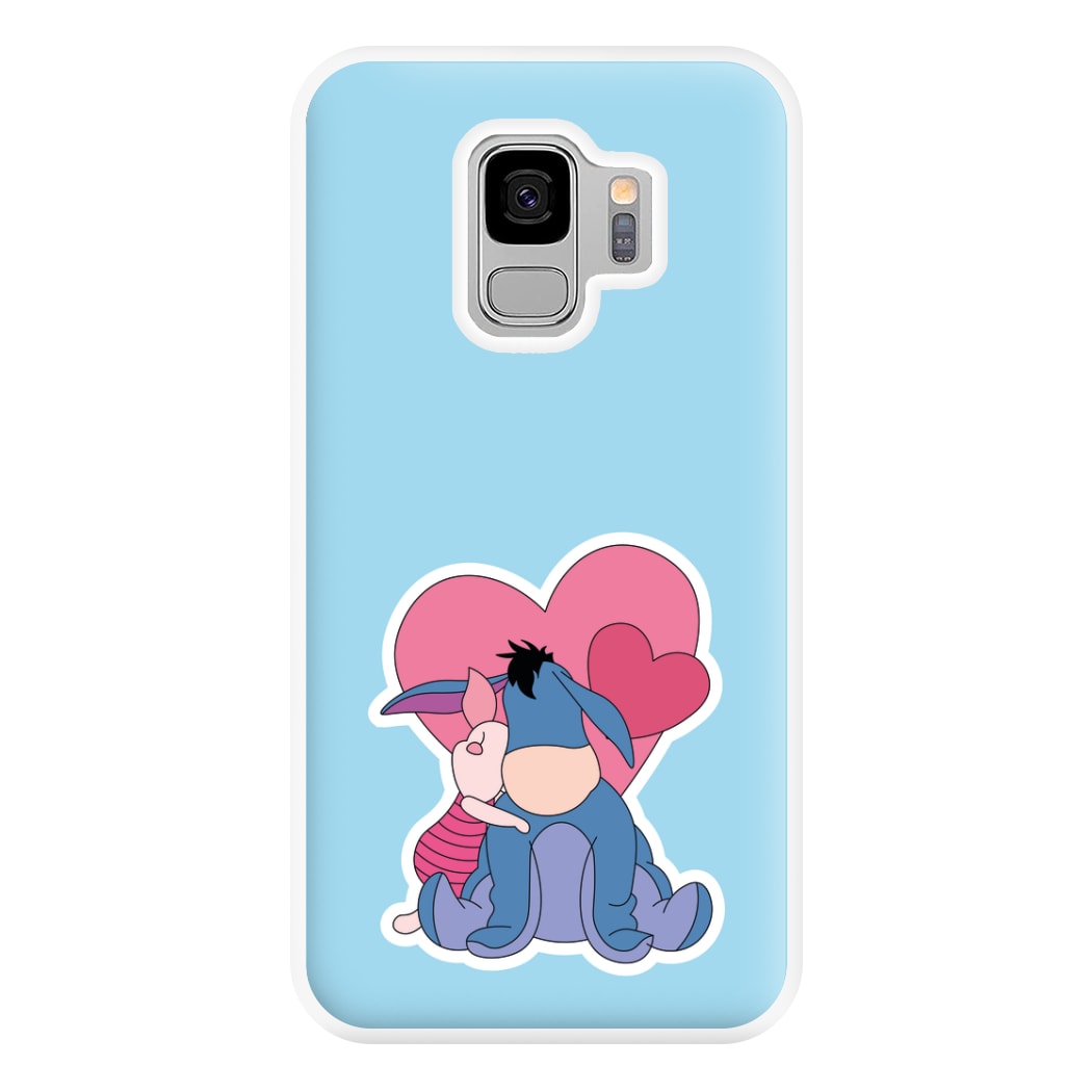 Donkey and Pig Valentine's Phone Case for Galaxy S9 Plus