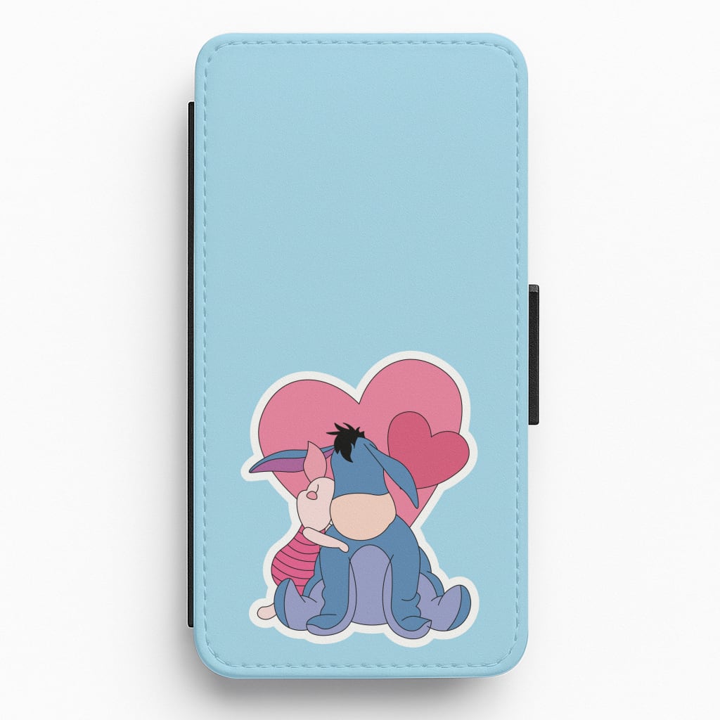 Donkey and Pig Valentine's Flip / Wallet Phone Case