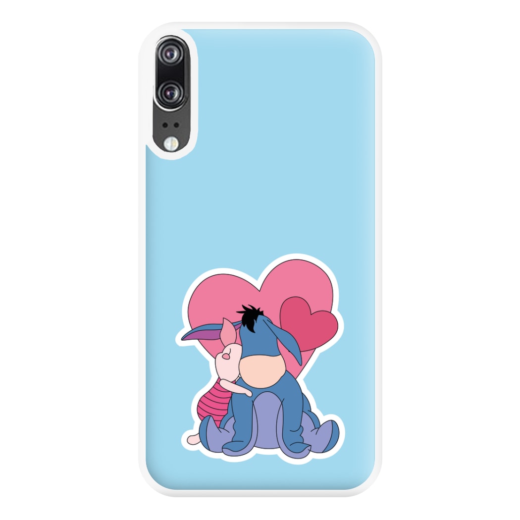 Donkey and Pig Valentine's Phone Case for Huawei P20