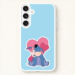Donkey and Pig Valentine's Phone Case for Galaxy S26 Plus