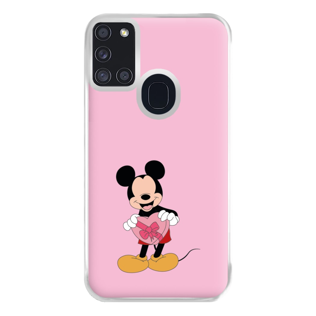 Mickey's Gift Valentine's Phone Case for Galaxy A21s