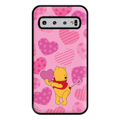 Cupid Pooh Valentine's Phone Case for Galaxy S10 Plus