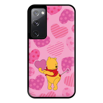 Cupid Pooh Valentine's Phone Case for Galaxy S20FE