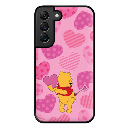 Cupid Pooh Valentine's Phone Case for Galaxy S22 Plus