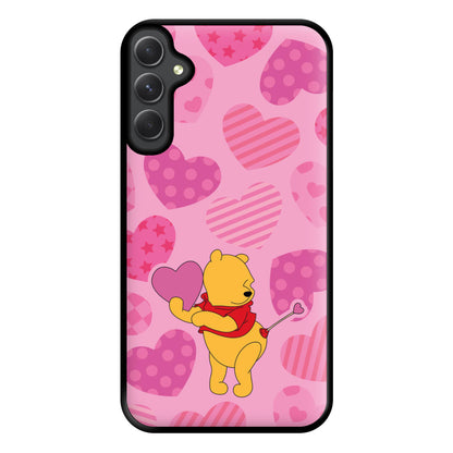 Cupid Pooh Valentine's Phone Case for Galaxy A54