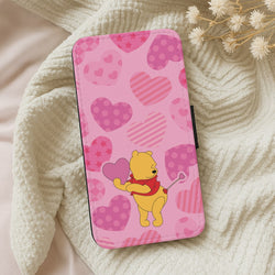 Cupid Pooh Valentine's Wallet Phone Case