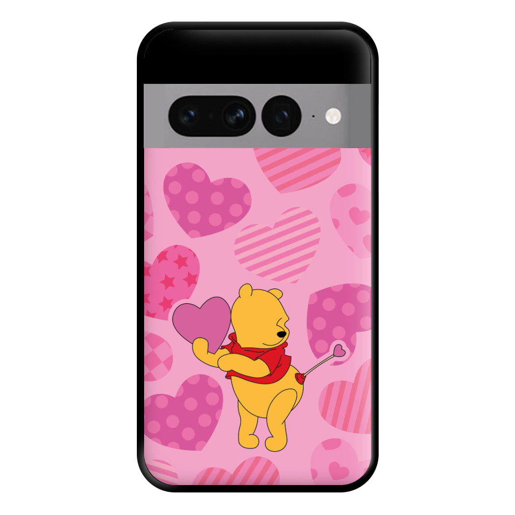 Cupid Pooh Valentine's Phone Case for Google Pixel 7 Pro