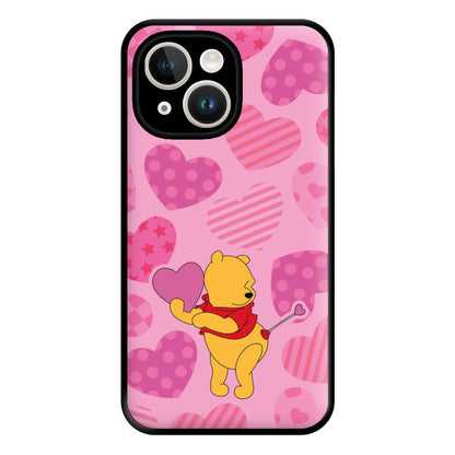 Cupid Pooh Valentine's Phone Case for iPhone 14 Plus