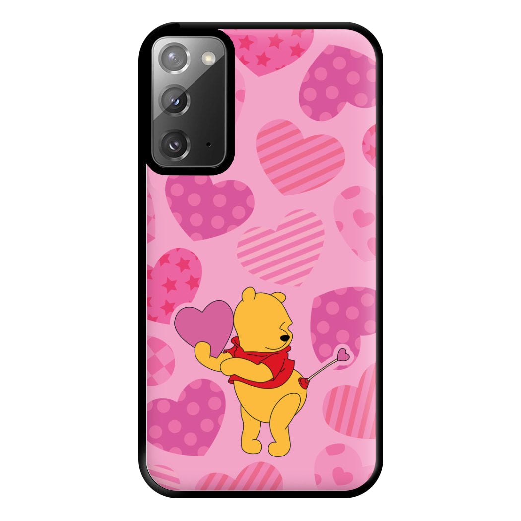 Cupid Pooh Valentine's Phone Case for Galaxy Note 20 Ultra