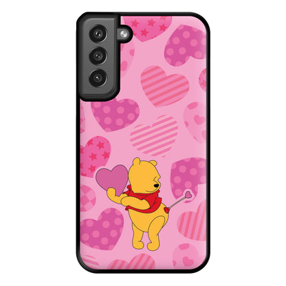 Cupid Pooh Valentine's Phone Case for Galaxy S21FE