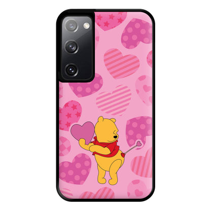 Cupid Pooh Valentine's Phone Case for Galaxy S20