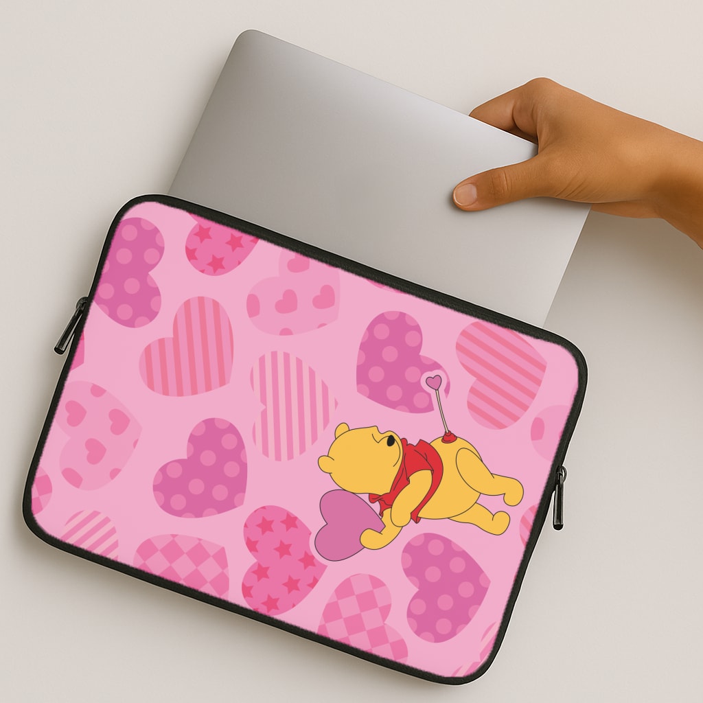 Cupid Pooh Valentine's MacBook Case