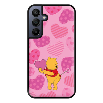 Cupid Pooh Valentine's Phone Case for Galaxy A15