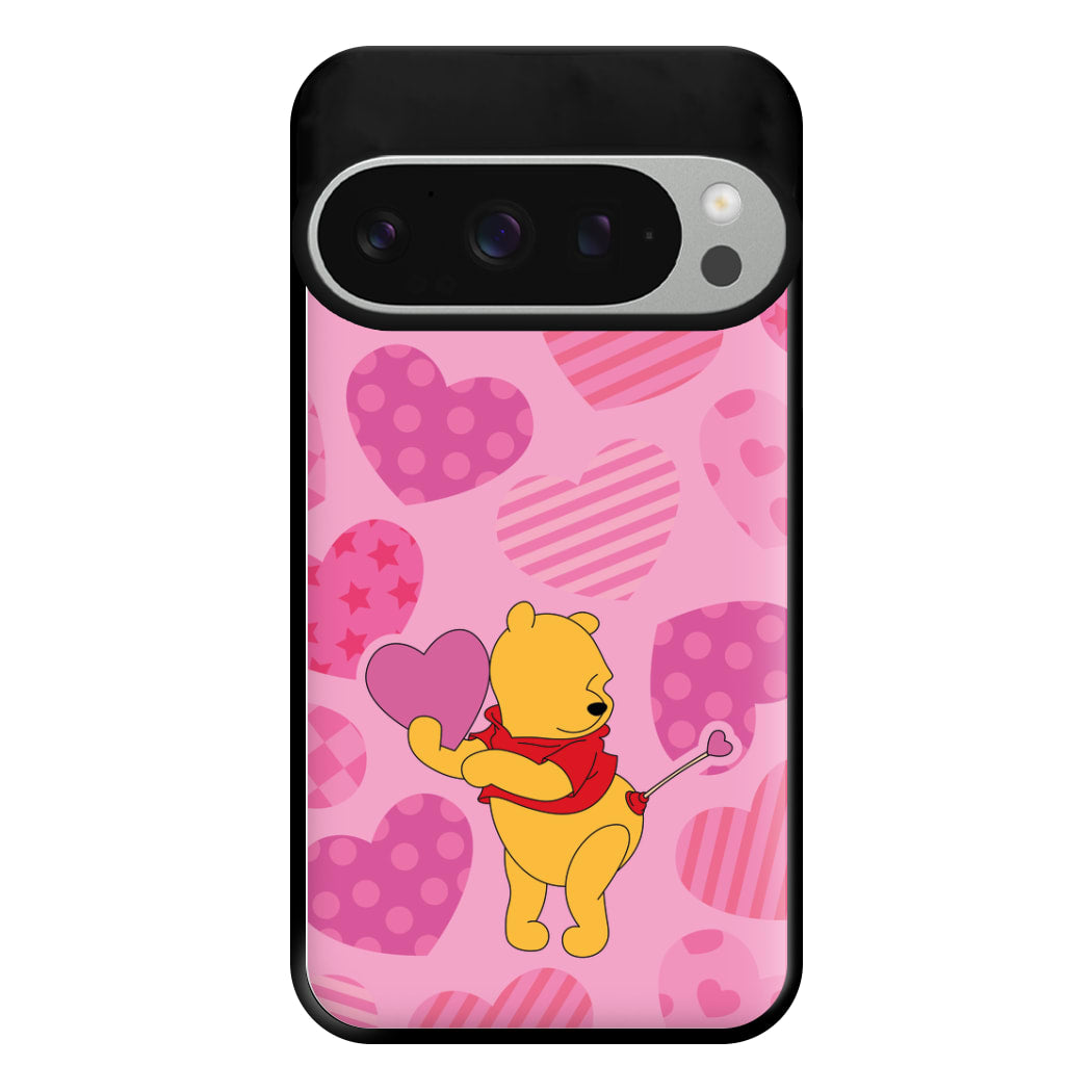 Cupid Pooh Valentine's Phone Case for Google Pixel 9 Pro XL