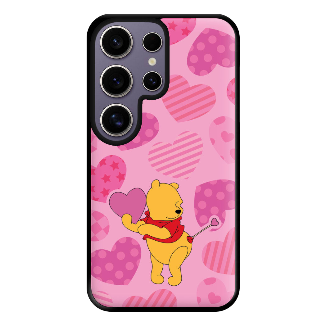 Cupid Pooh Valentine's Phone Case for Galaxy S25 Ultra