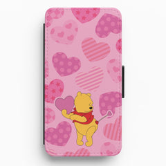 Cupid Pooh Valentine's Flip / Wallet Phone Case