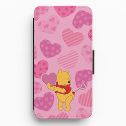 Cupid Pooh Valentine's Flip / Wallet Phone Case