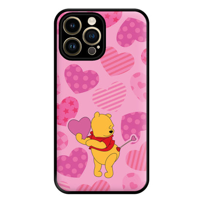 Cupid Pooh Valentine's Phone Case for iPhone 14 Pro Max