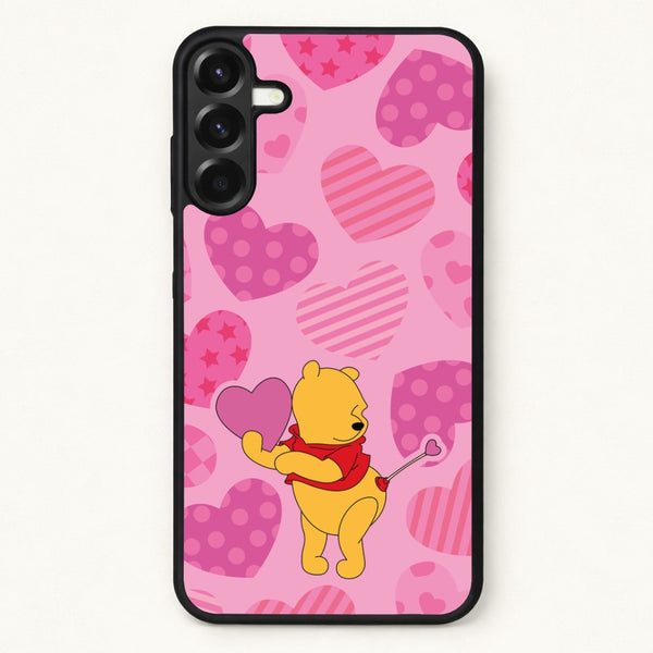 Cupid Pooh Valentine's Phone Case for Galaxy A57