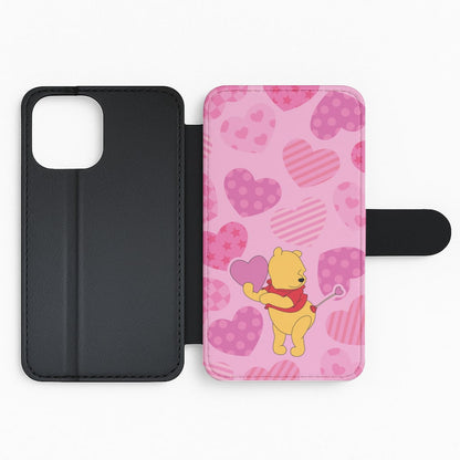 Cupid Pooh Valentine's Flip Phone Case