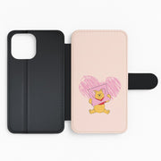 Pooh Heart Drawing Valentine's Flip / Wallet Phone Case 2
