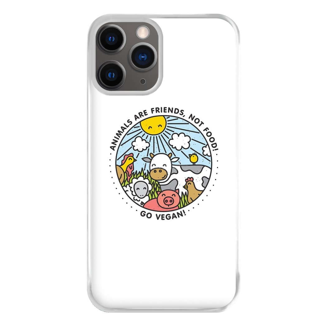 Animals Are Friends, Not Food - Vegan Phone Case for iPhone 12 Pro Max