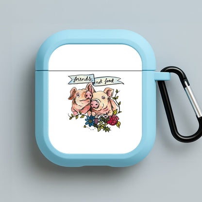 Friends Not Food - Vegan Blue AirPods Case