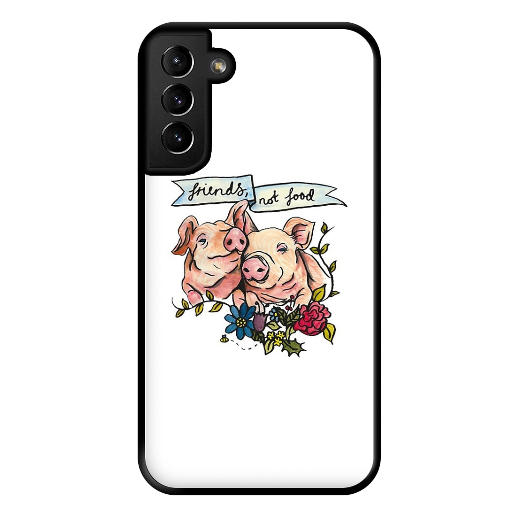 Friends Not Food - Vegan Phone Case for Galaxy S21 Plus