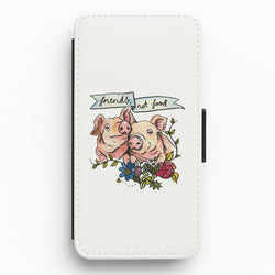 Friends Not Food - Vegan Flip / Wallet Phone Case