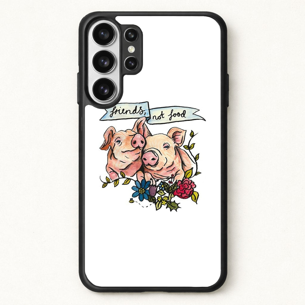 Friends Not Food - Vegan Phone Case for Galaxy S26 Ultra