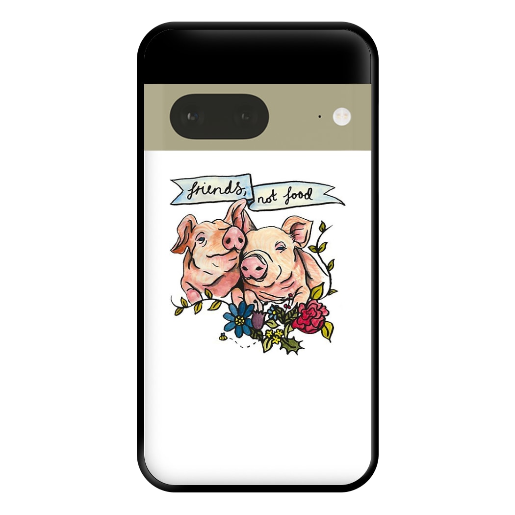 Friends Not Food - Vegan Phone Case for Google Pixel 7a