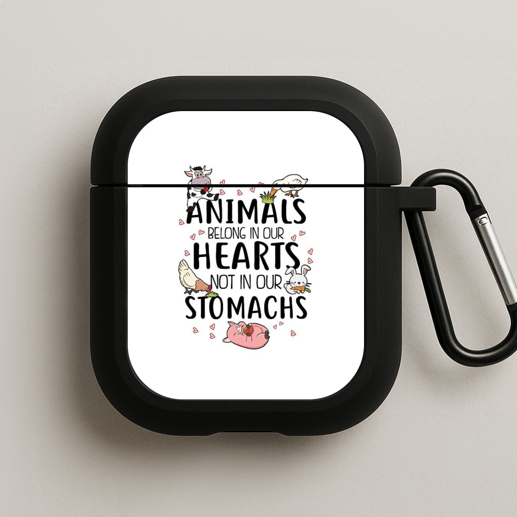 Animals Belong In Our Hearts - Vegan AirPods Case